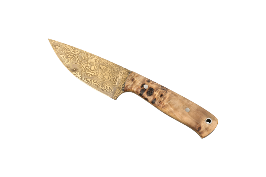 Full Tang Knife gold-plated