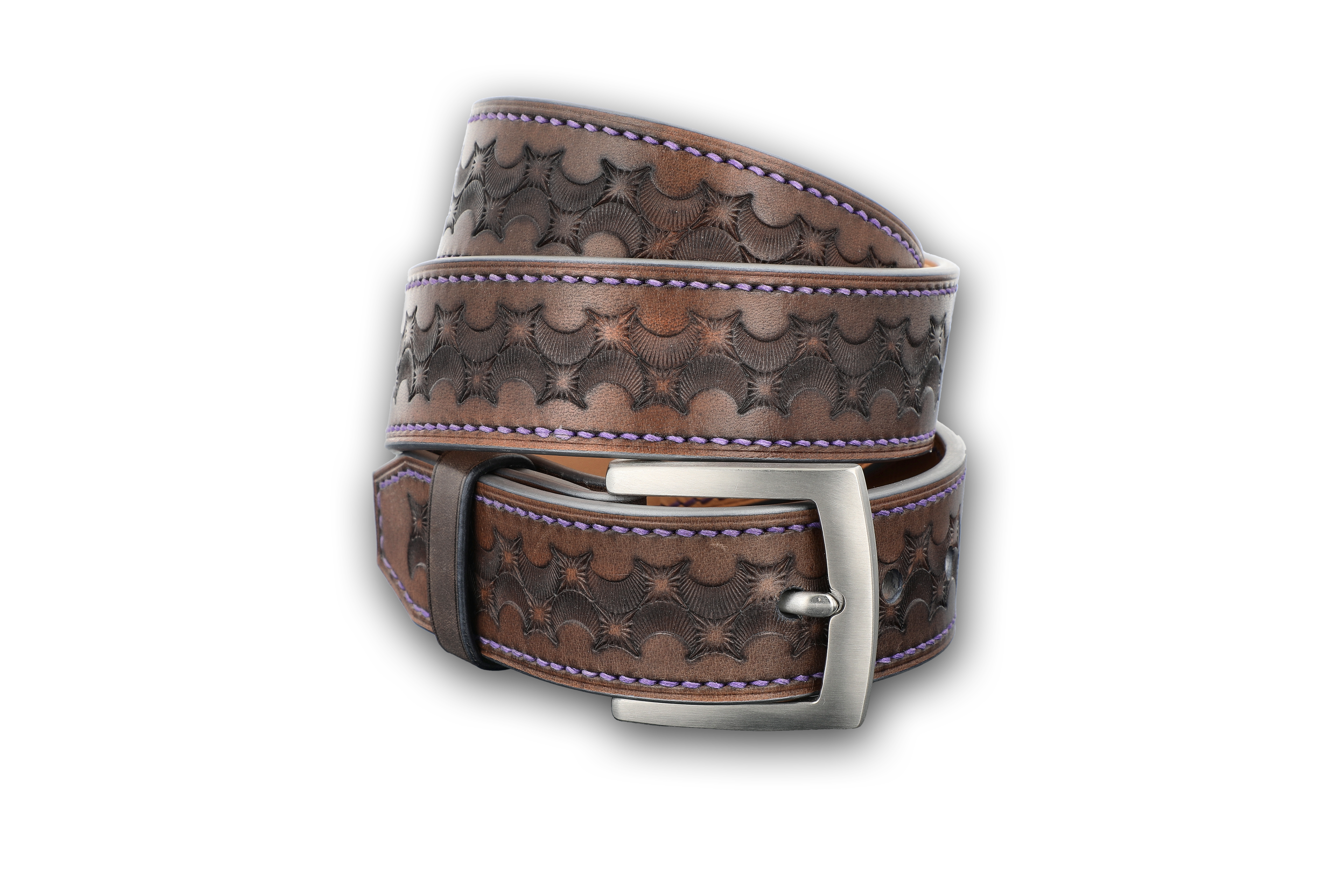 Handmade leather belt