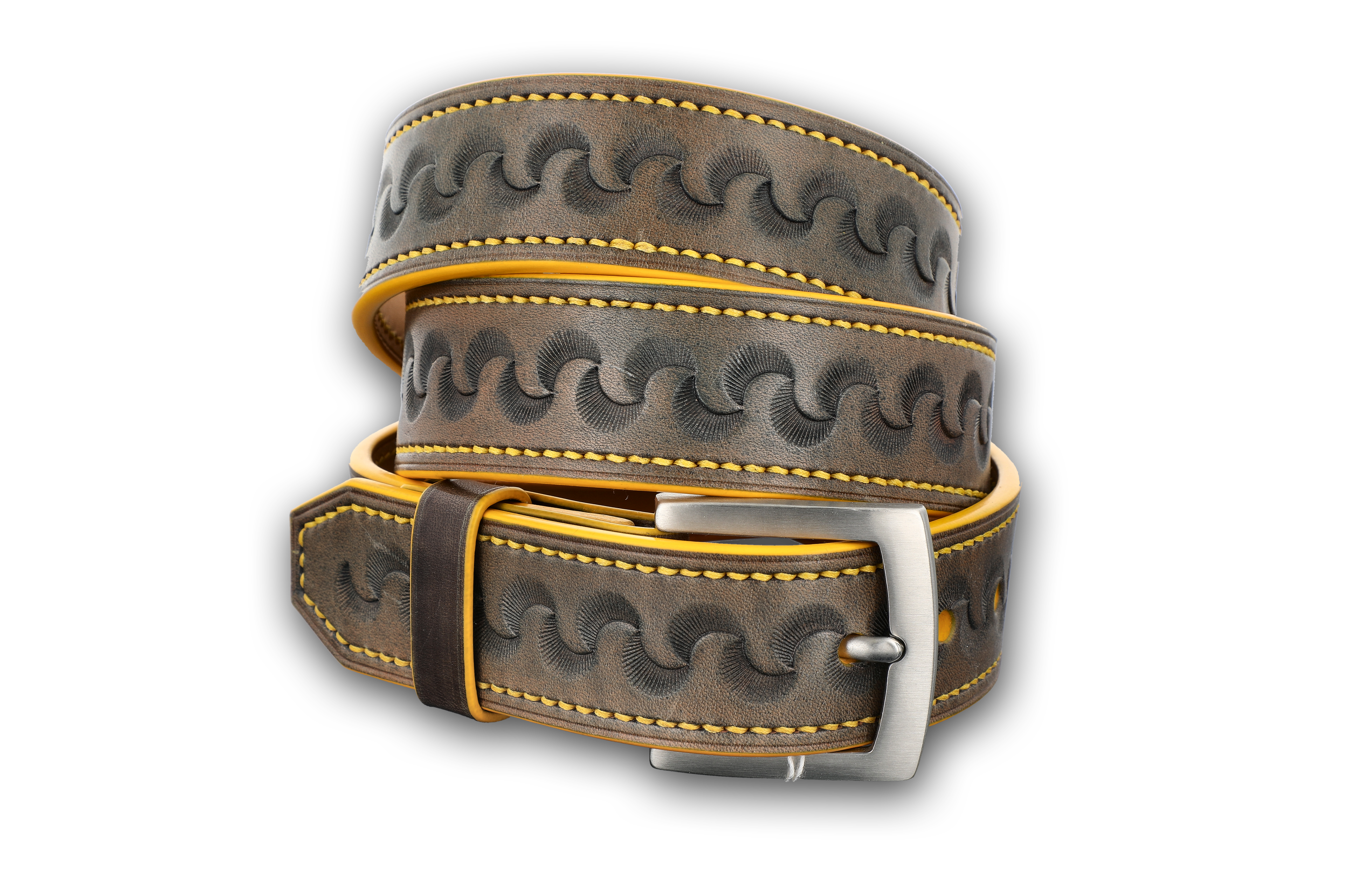 Handmade leather belt