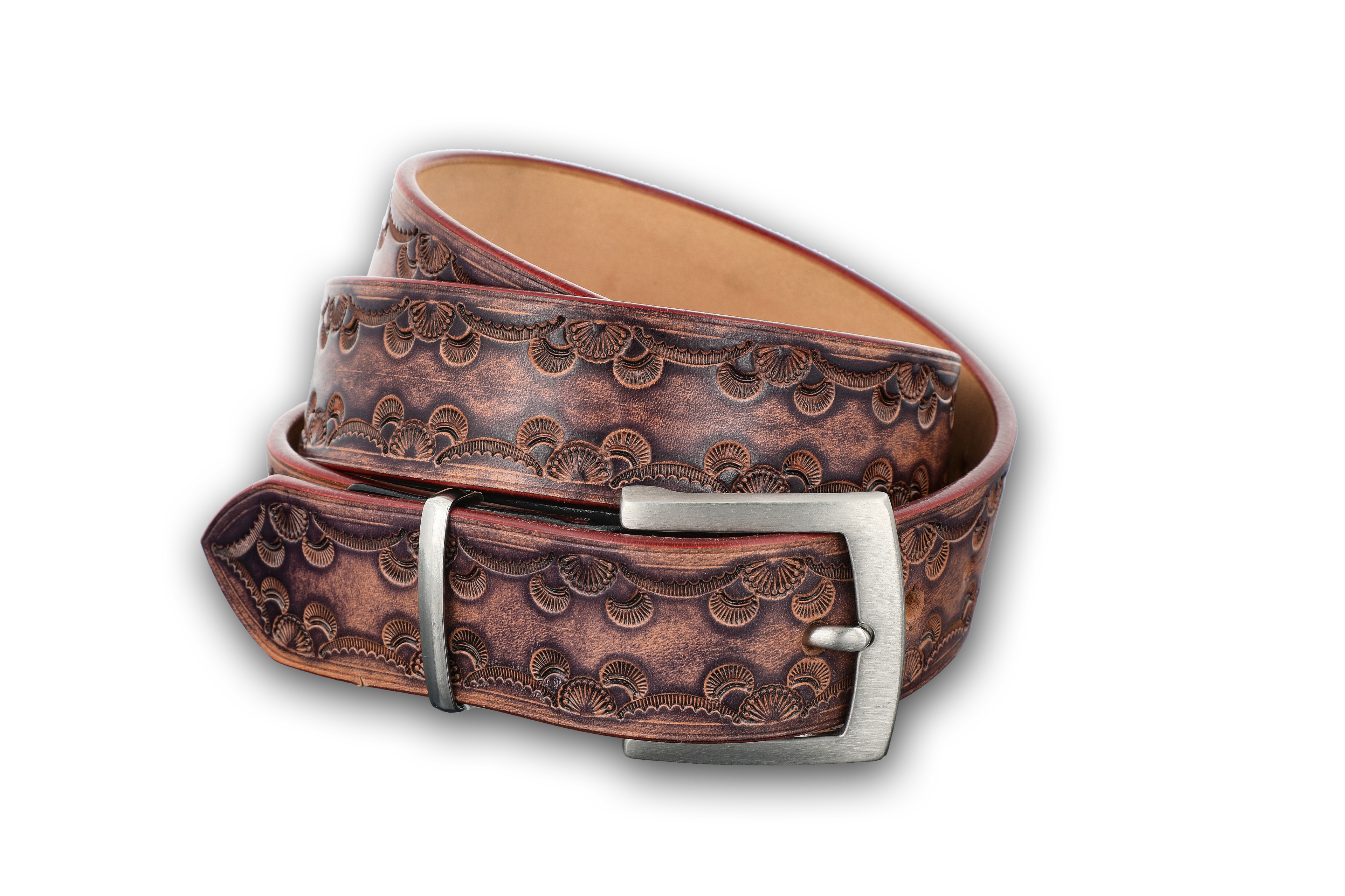 Handmade leather belt