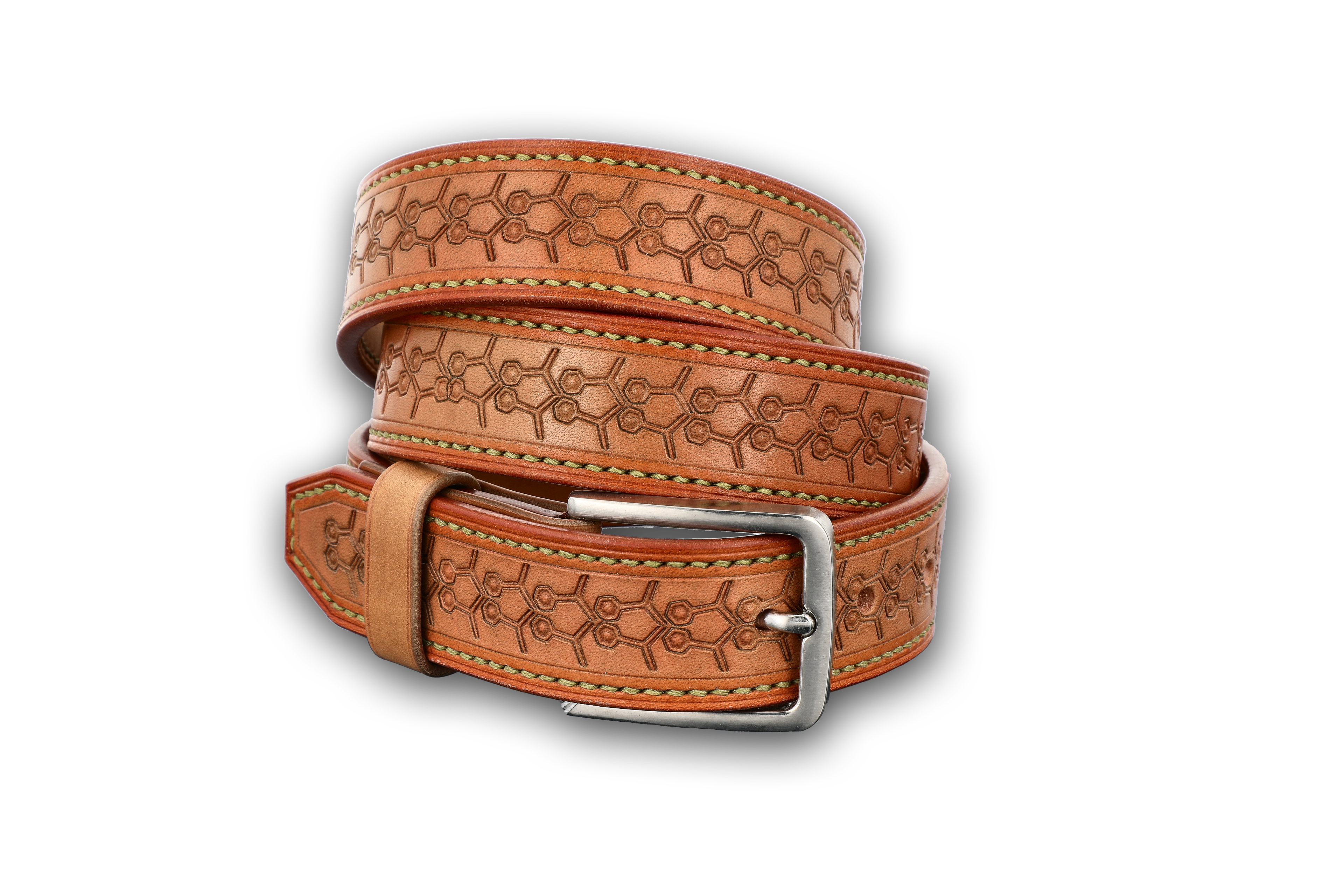 Handmade leather belt